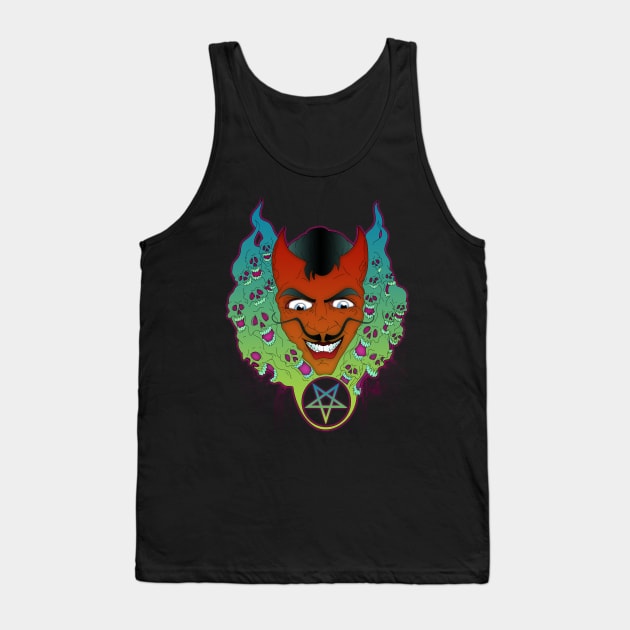 Hail Satan! Tank Top by schockgraphics